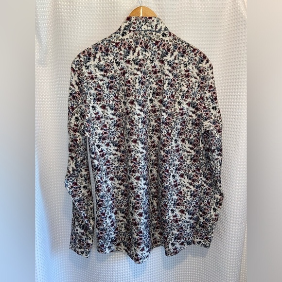 2/40$ Men’s LE‎ CHÂTEAU floral cotton buttoned shirt size medium - Picture 6 of 7